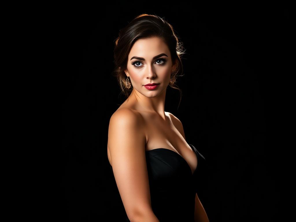 Portraits on Black signature editorial portrait